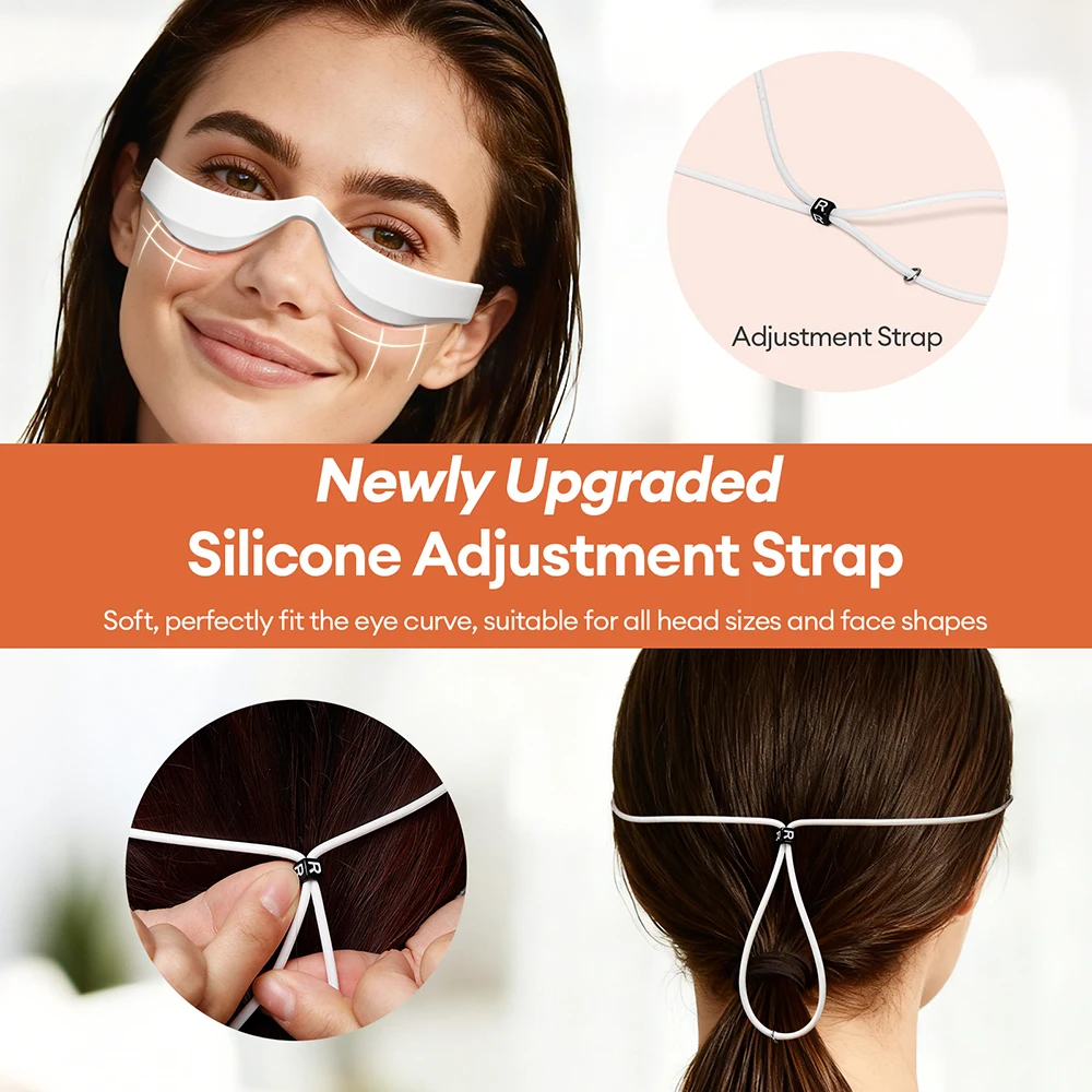 Electric 3D Eyes Massager EMS Eye Massage Glasses Red Light Eye Care Lighten Dark Circles Eye Relax Massager Electric 3D Eyes Massager EMS Eye Massage Glasses Red Light Eye Care Lighten Dark Circles Eye Relax Massager