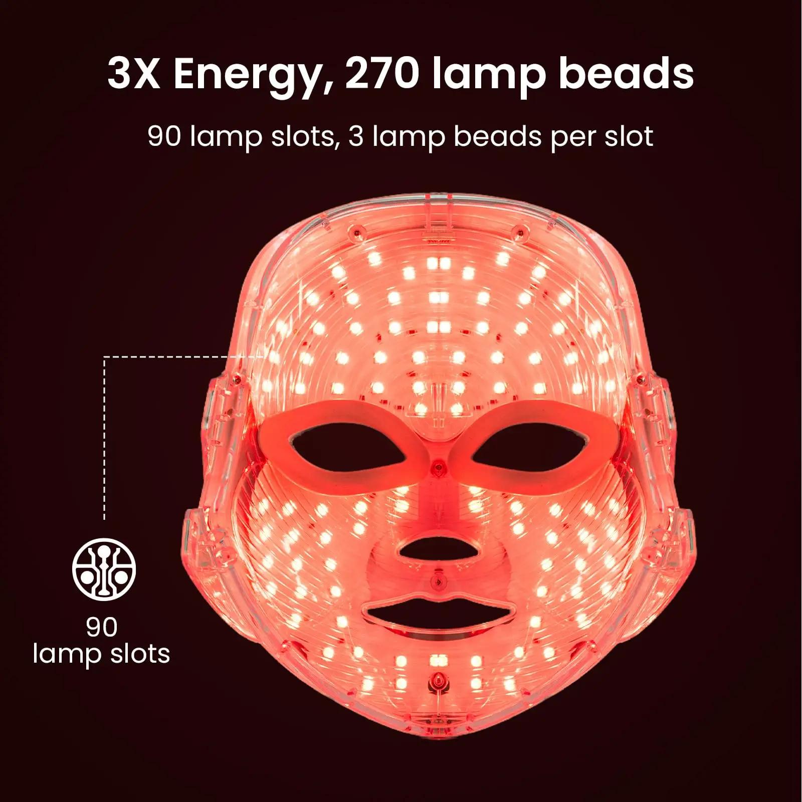 Portable Silicone 7 Colors LED Face Mask Wireless Use Photon Facial Skin Tighten Rejuvenation Reduce Wrinkle Facial Care Mask