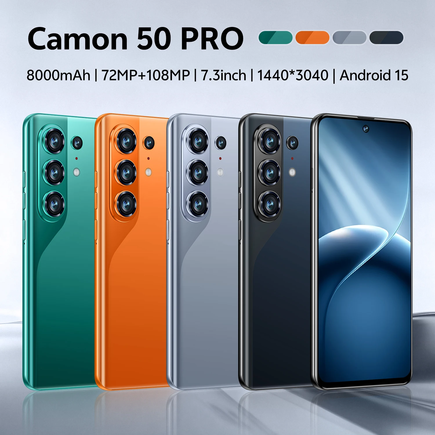 High Quality 2026 New Camon 50 Pro original intelligent 5G dual card dual standby system global version 8000mAh battery Arrival