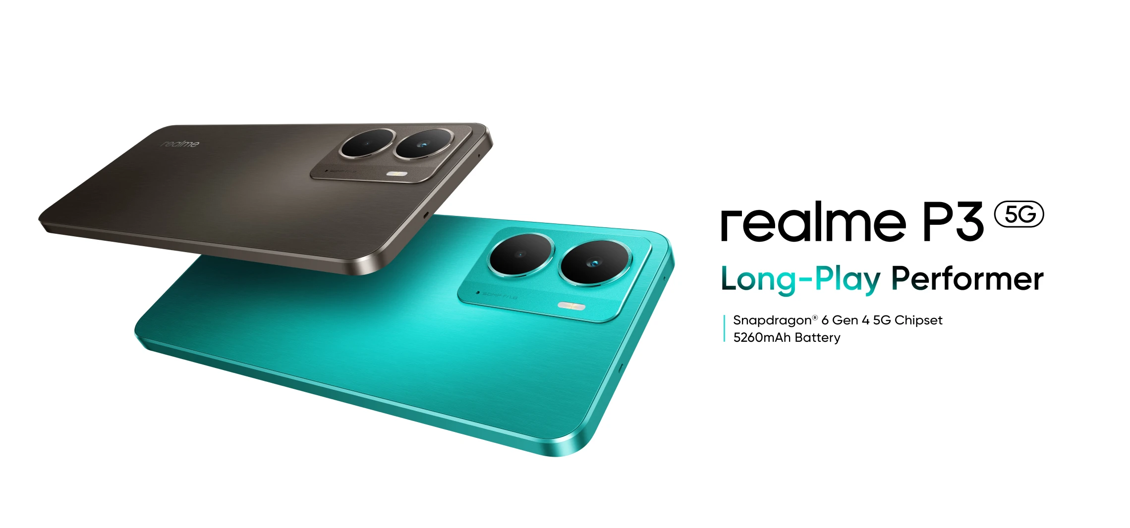 [Global Version] realme P3 5G Smartphone Snapdragon® 6 Gen 4 Chipset 5260mAh Battery 6.67