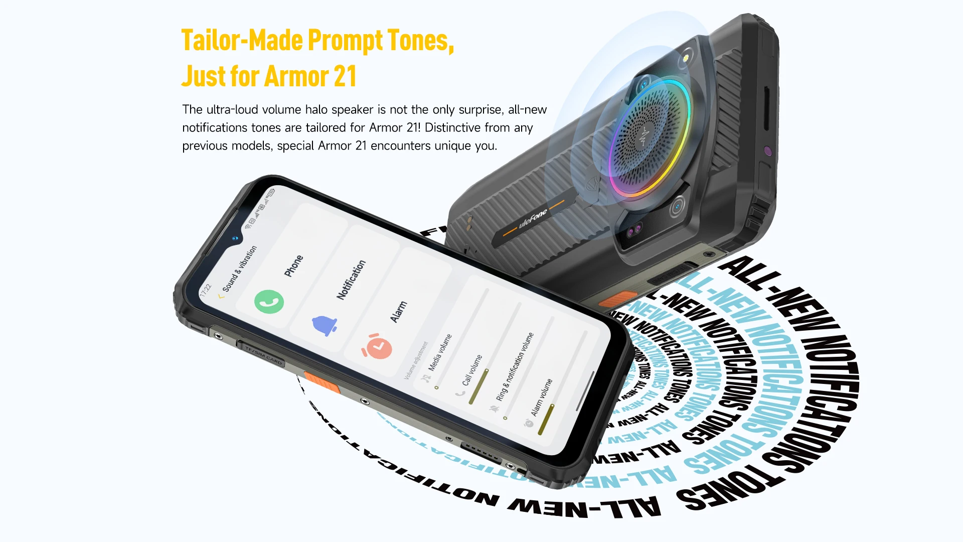 Rugged Phone Ulefone Armor 21 16GB RAM 256GB ROM Smartphone Android 15 G99 moblie phone 64MP 9600mAh Global