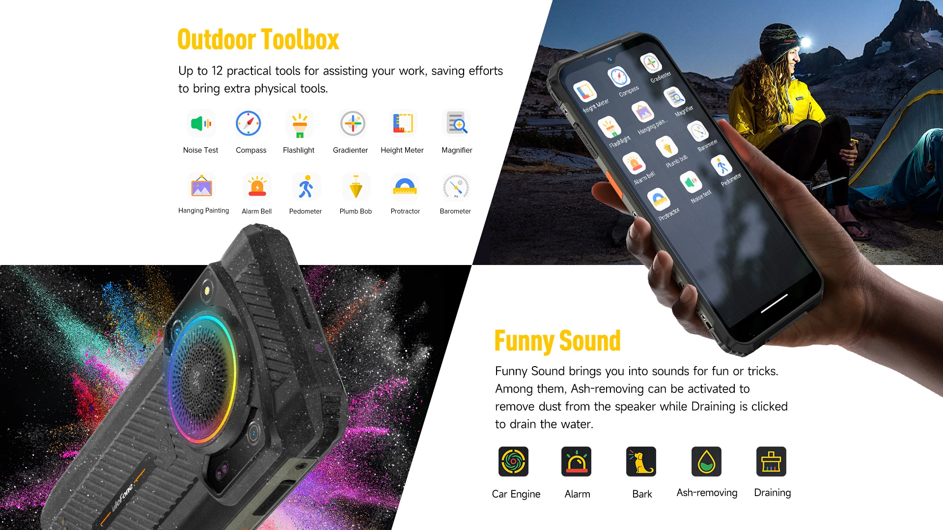 Rugged Phone Ulefone Armor 21 16GB RAM 256GB ROM Smartphone Android 15 G99 moblie phone 64MP 9600mAh Global