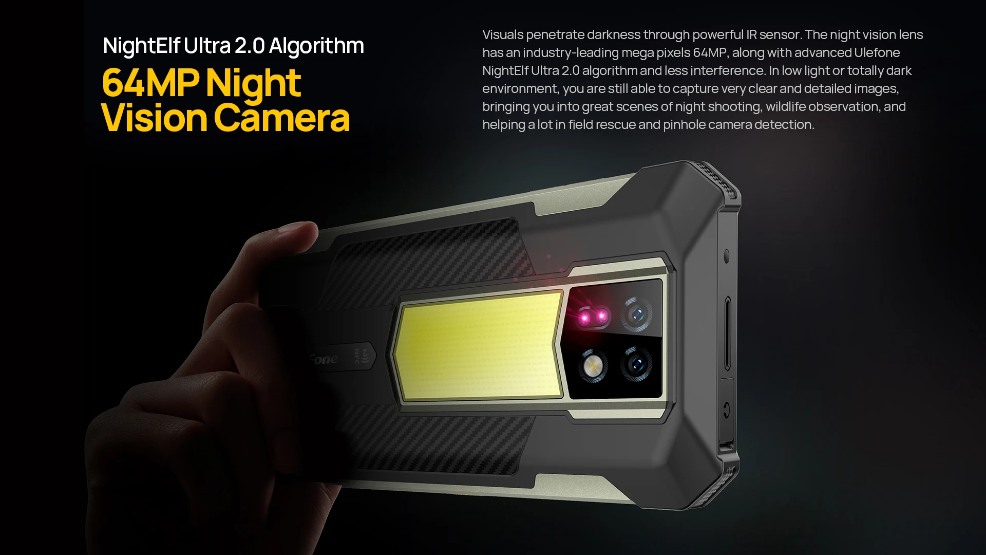 Ulefone Armor 24 Rugged Smartphone Up to 24GB RAM 256GB ROM 22000mAh 66W 64MP Night Camera 6.78