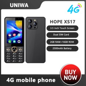 UNIWA HOPE XS17 3.5 Inch 4G Keypad Phones