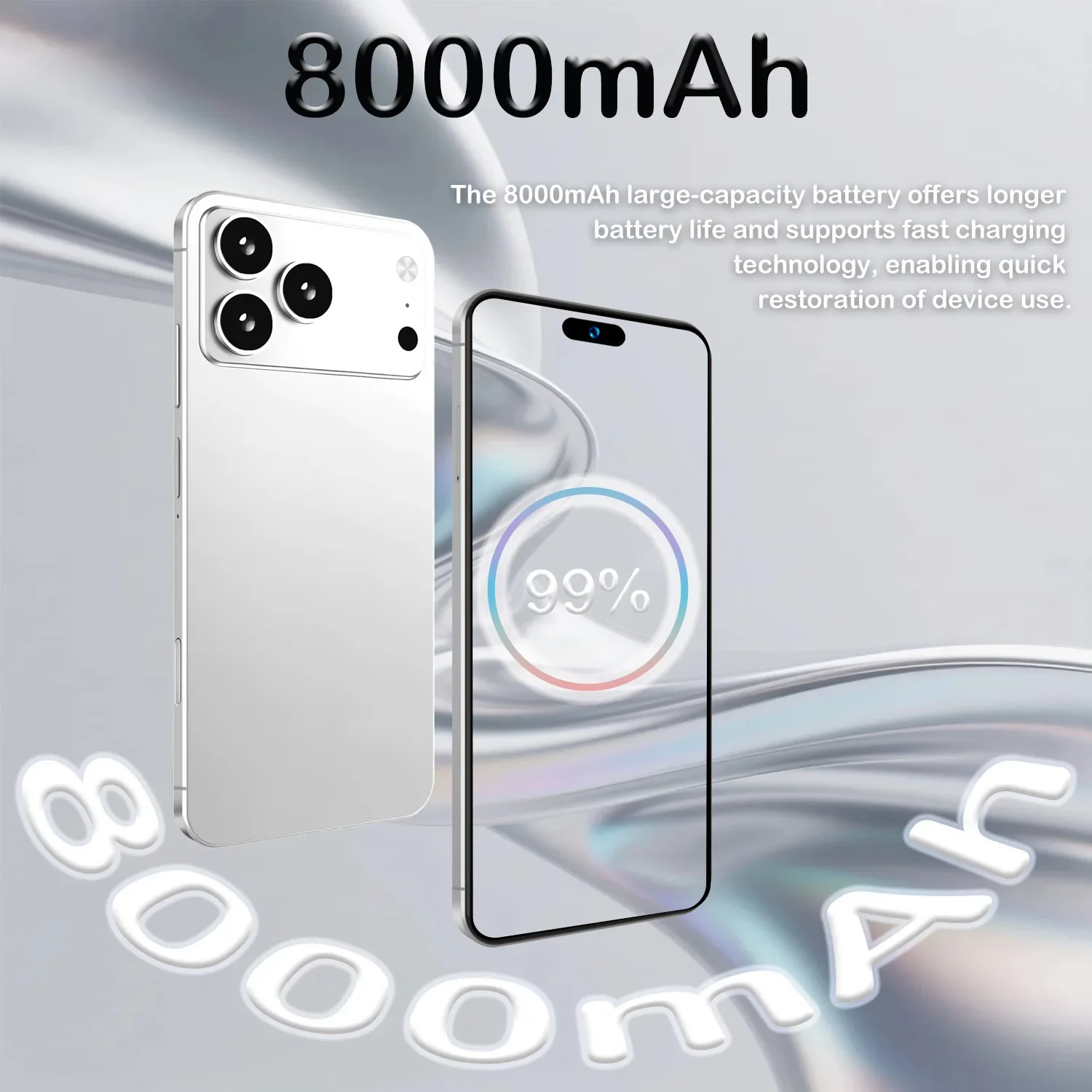 2026 New I17 Promax Pro Original Intelligent Global Version 4G 5G Dual Card Dual Standby System 8000mAh Battery
