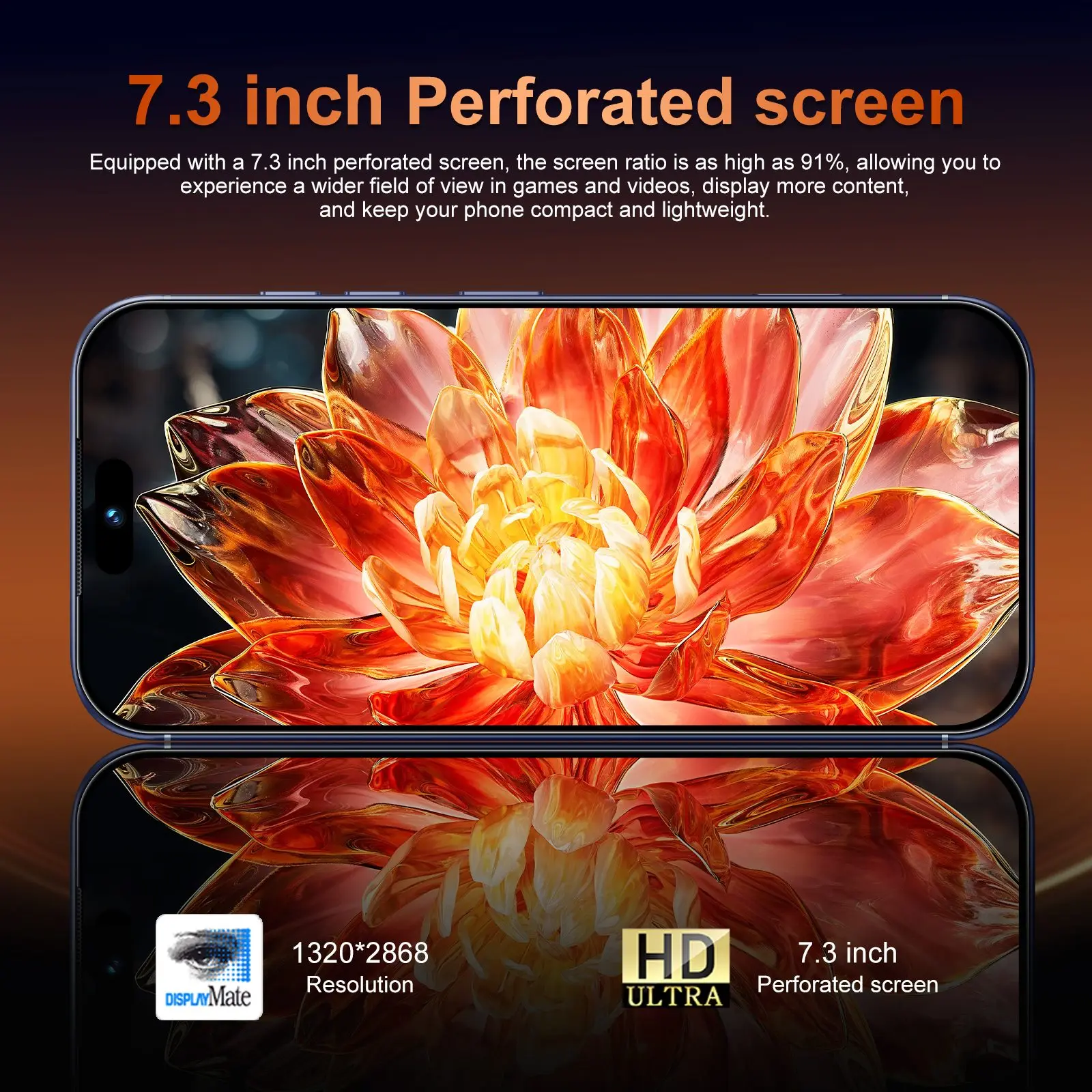 Hot 2026 New I17 Pro Max Global Version 5G Dual Card Dual Standby System Original Intelligent 7.3inch 8000mAh Battery Arrival
