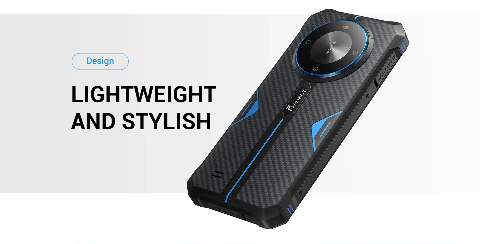 FOSSiBOT F105 Rugged Smartphone 12(4+8)GB+64GB 10300mAh Android 14 OS Mobile Phone 20 MP Camera 6.745
