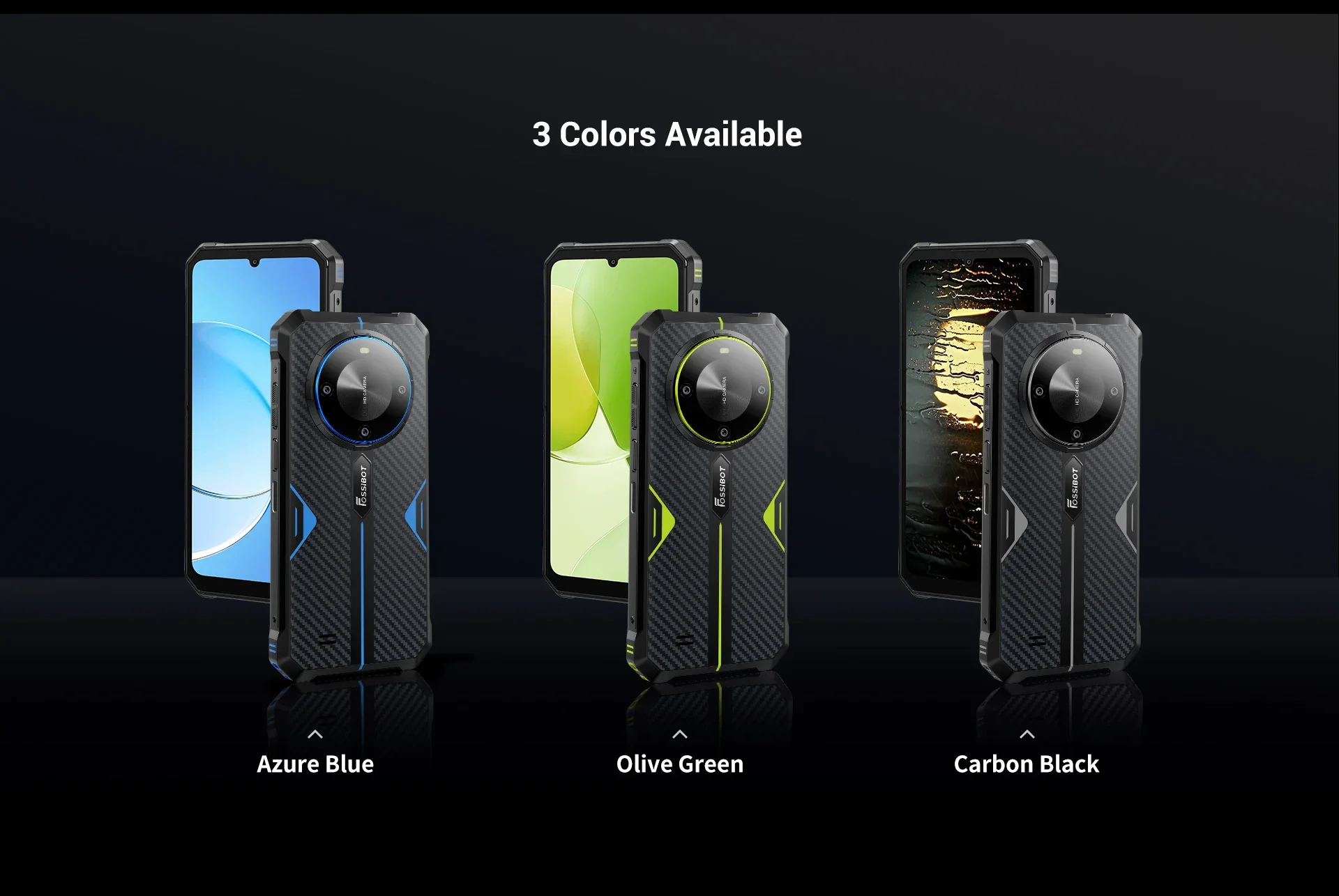 FOSSiBOT F105 Rugged Smartphone 12(4+8)GB+64GB 10300mAh Android 14 OS Mobile Phone 20 MP Camera 6.745