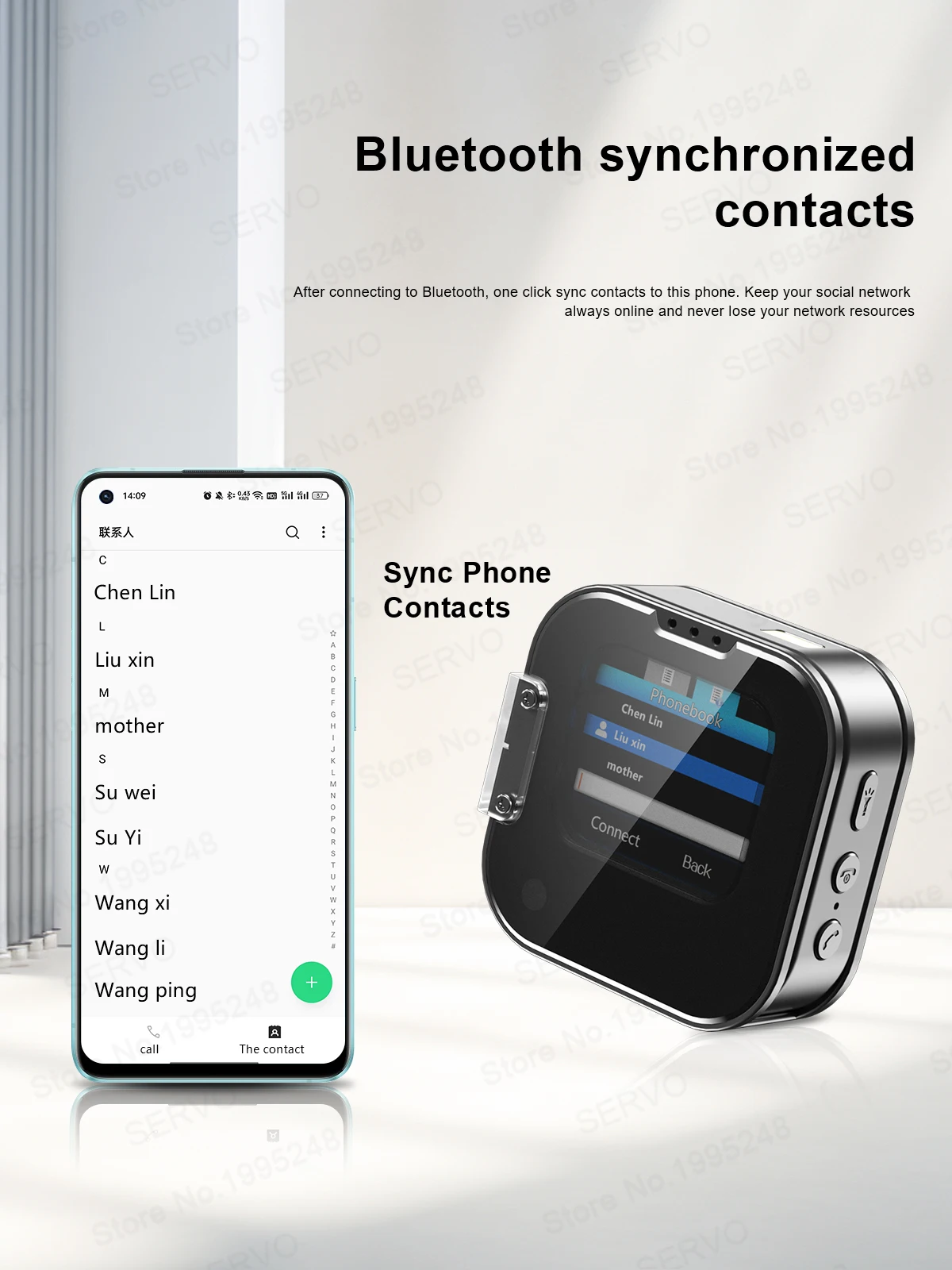 SERVO i19 Rotate Mini Mobile Phone 1.69
