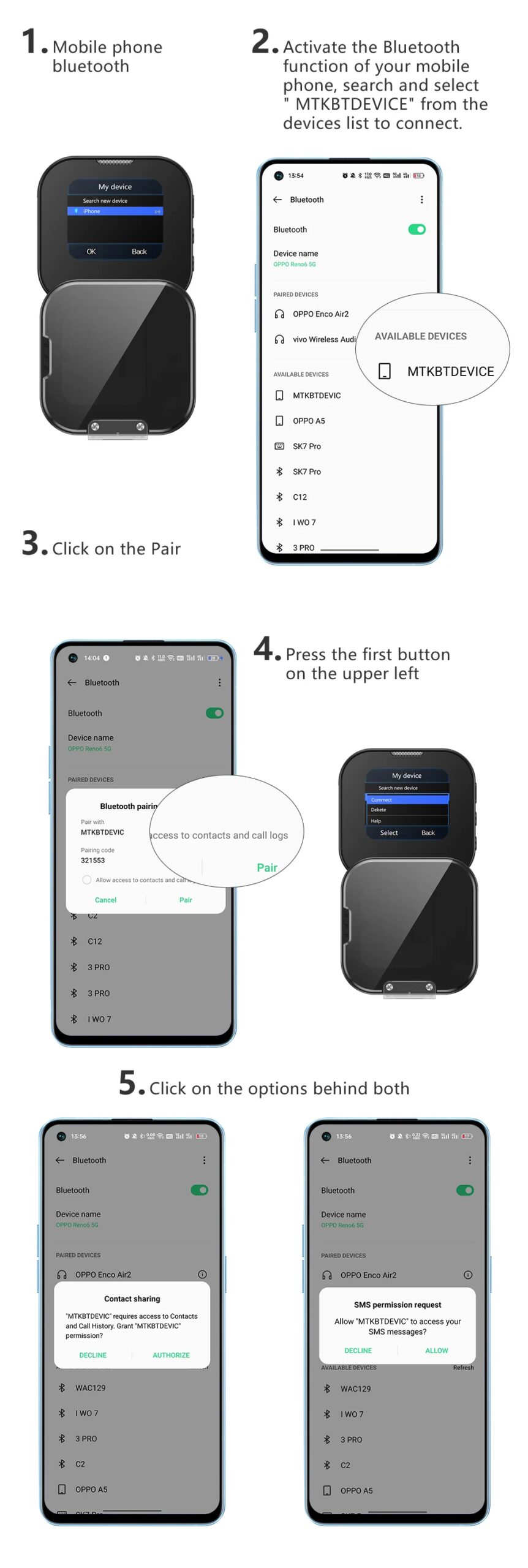 SERVO i19 Rotate Mini Mobile Phone 1.69