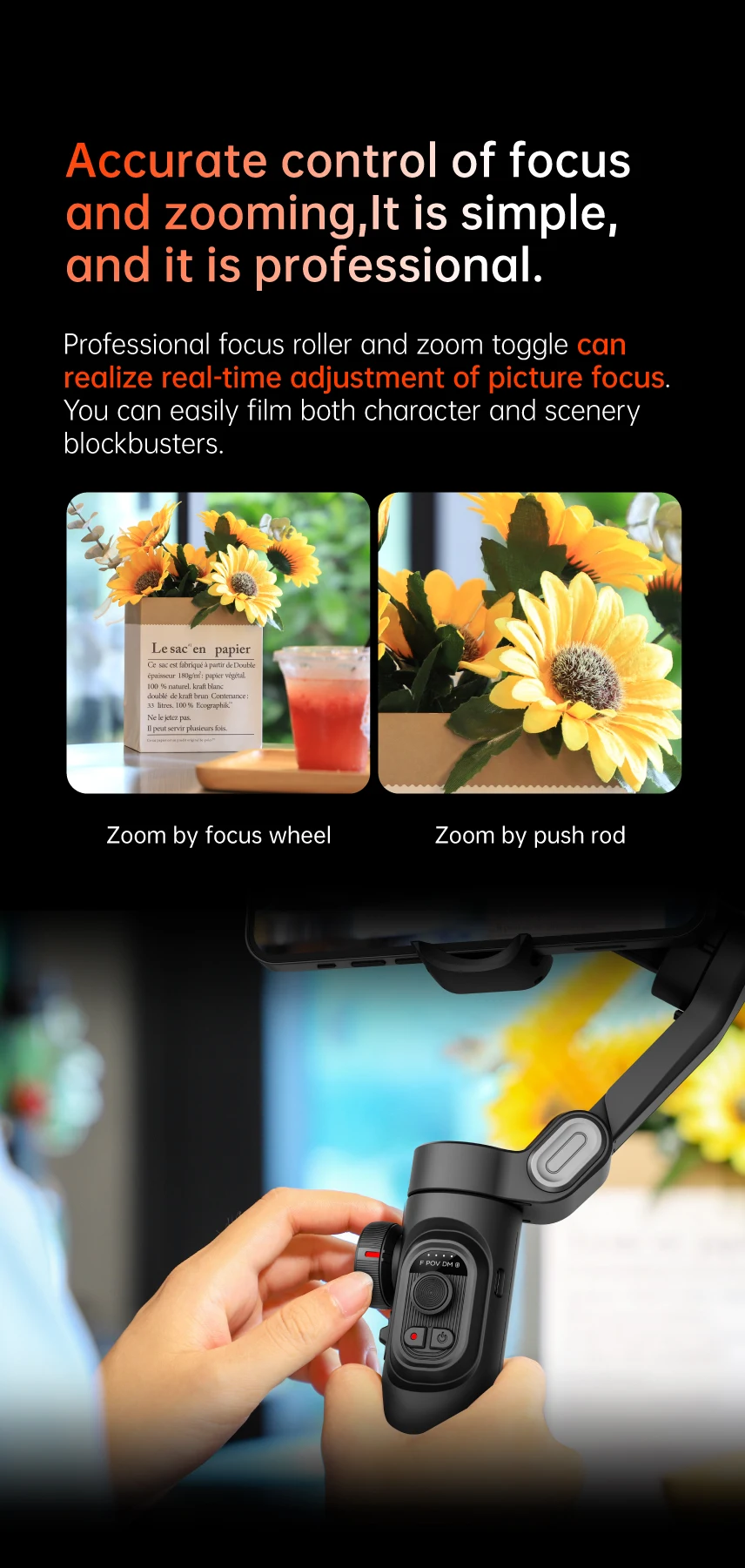 3-Axis Gimbal Stabilizer for Smartphone Foldable Handheld Phone Video Record Vlog Anti-Shake Stabilizer PTZ for iPhone Android 3-Axis Gimbal Stabilizer for Smartphone Foldable Handheld Phone Video Record Vlog Anti-Shake Stabilizer PTZ for iPhone Android