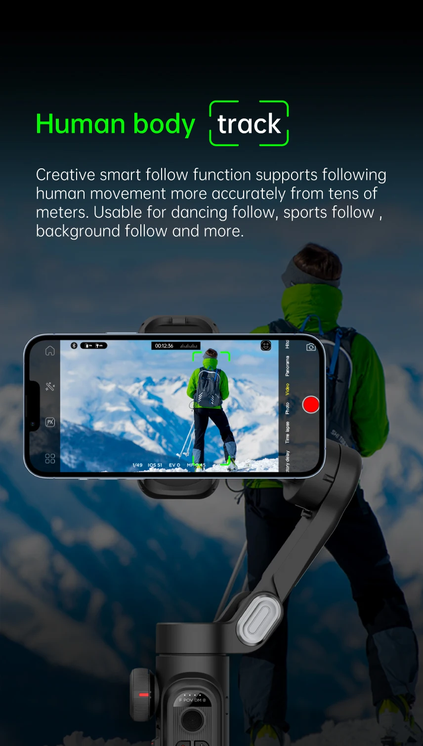 3-Axis Gimbal Stabilizer for Smartphone Foldable Handheld Phone Video Record Vlog Anti-Shake Stabilizer PTZ for iPhone Android 3-Axis Gimbal Stabilizer for Smartphone Foldable Handheld Phone Video Record Vlog Anti-Shake Stabilizer PTZ for iPhone Android