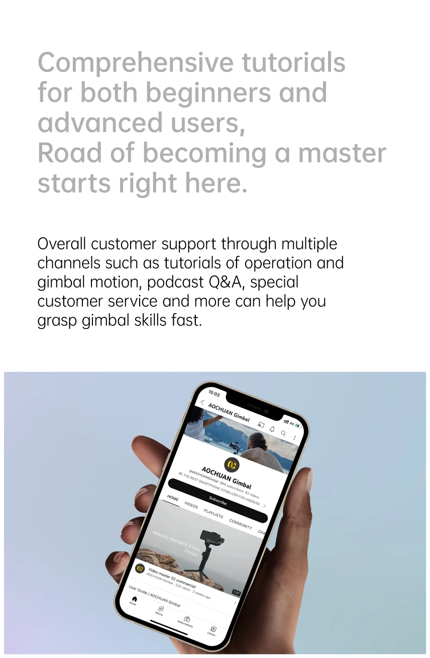 3-Axis Gimbal Stabilizer for Smartphone Foldable Handheld Phone Video Record Vlog Anti-Shake Stabilizer PTZ for iPhone Android 3-Axis Gimbal Stabilizer for Smartphone Foldable Handheld Phone Video Record Vlog Anti-Shake Stabilizer PTZ for iPhone Android