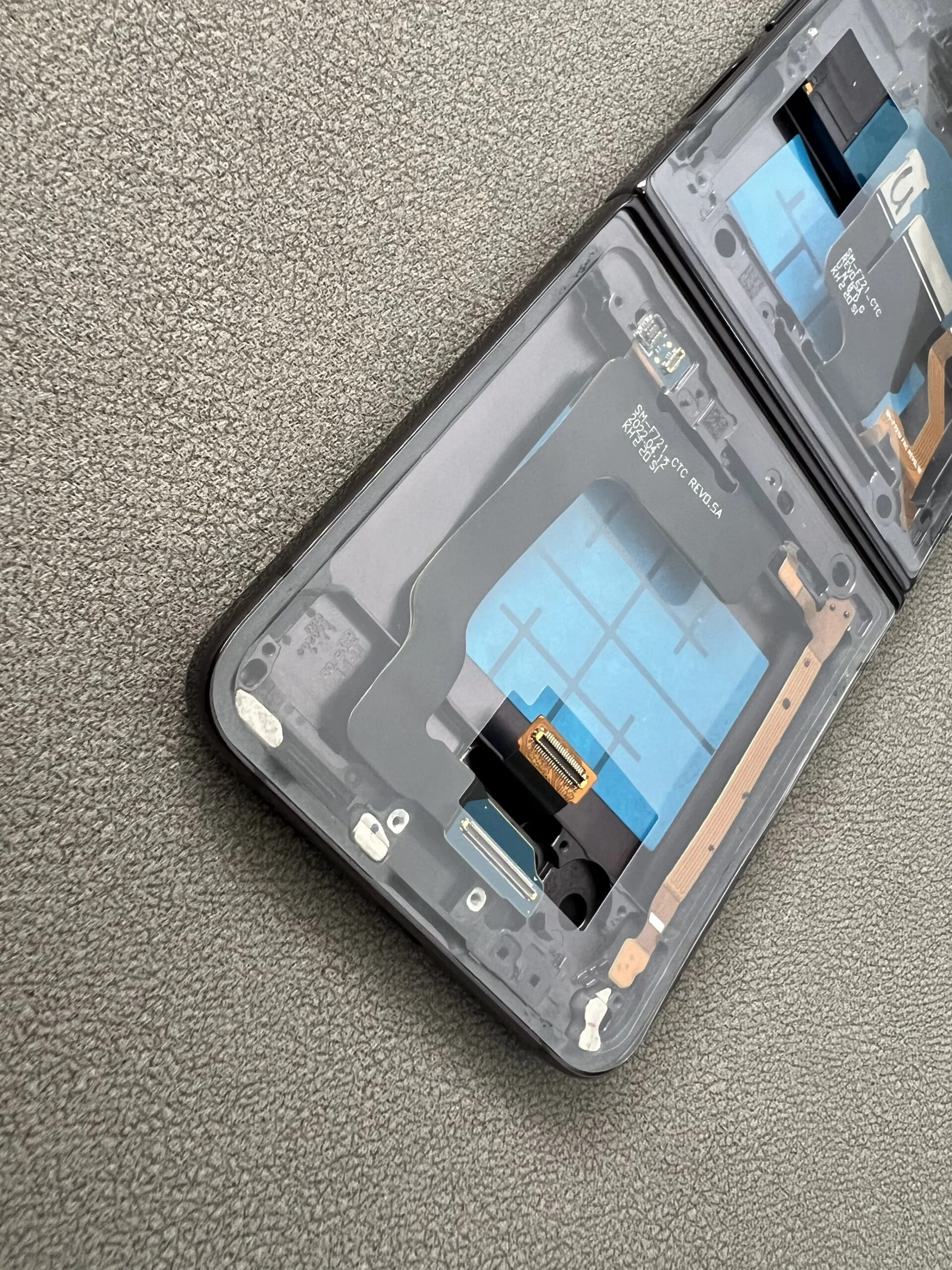NEW Original For Samsung Z Flip 4 LCD with frame SM-F721 SM-F7210 SM-F721B Display assembly touch Z Flip4 5G screen digitizer