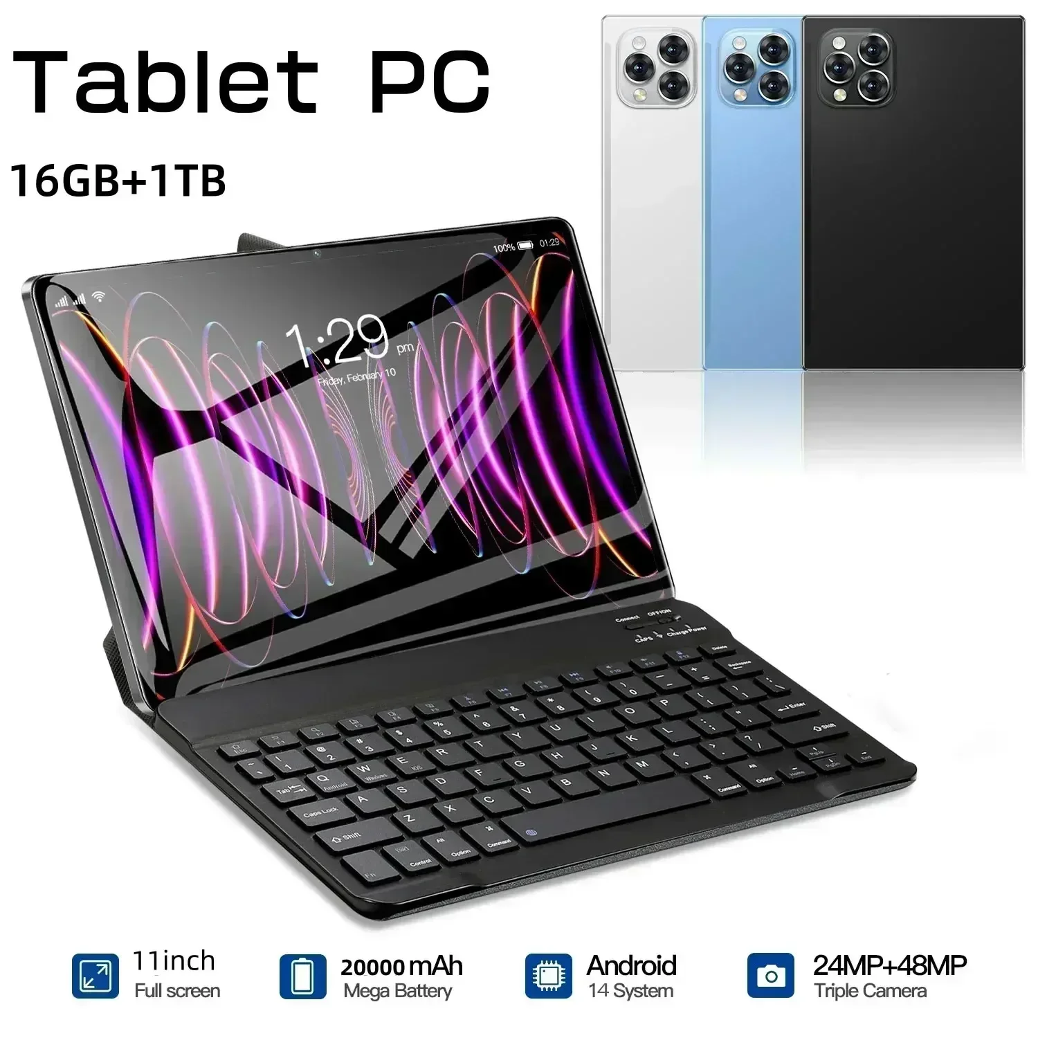 2026 New Original Global Edition Tablet Android 16 Pad 15 Pro 24GB+2TB Snapdragon 8gen3 Tablet 5G Dual Sim Card HD Full Screen
