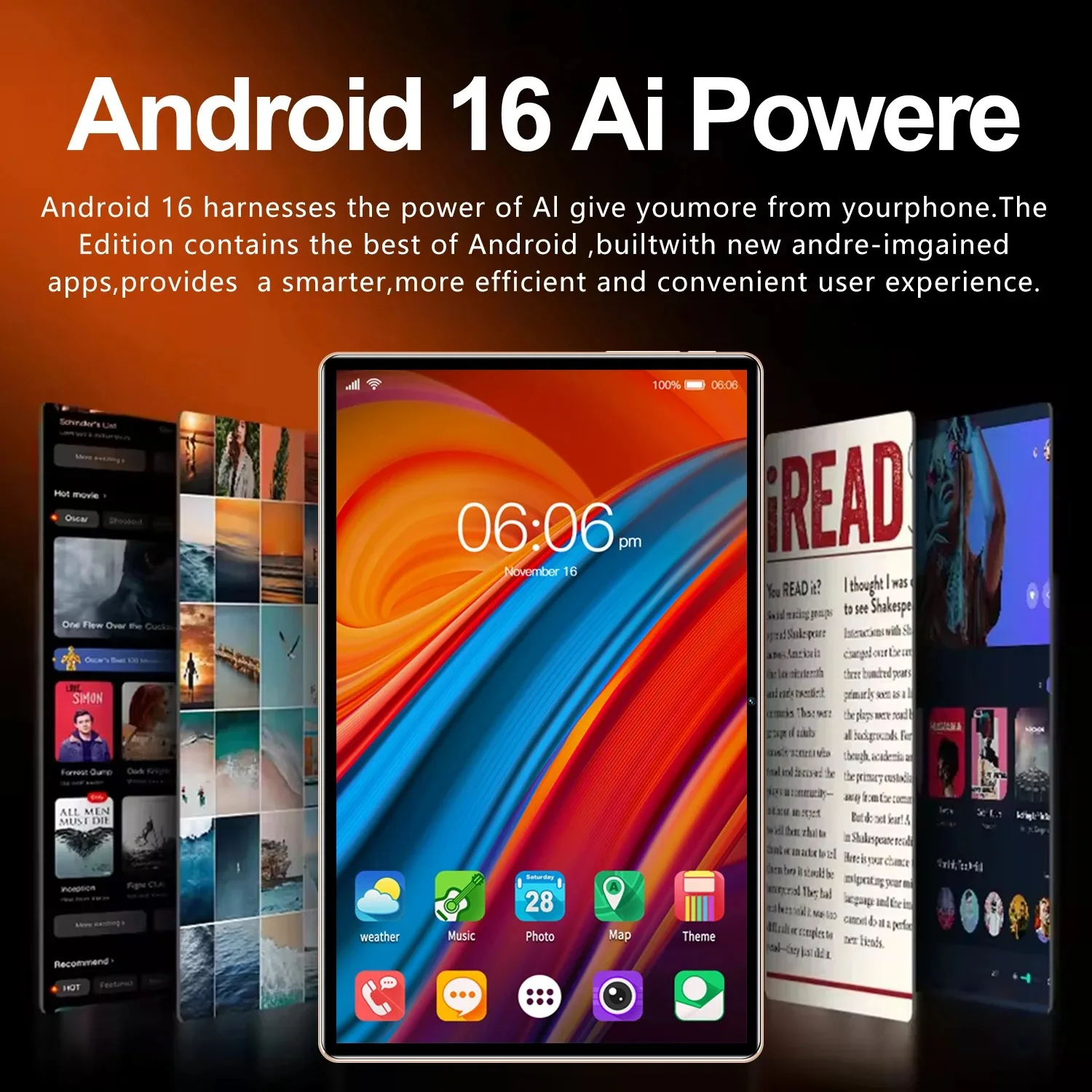 2026 New Original S27 Ultra Snapdragon 8Gen3 Android Tablet 16 11Inch Hd 16Gb+1Tb 20000 Mah 5g DualSim Bluetooth Wifi Tablets Pc