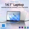 Ultra Slim Laptop 14.1" 16GB RAM 2TB SSD Intel 4405U Gaming PC