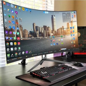 24/27/32 Inch Curved Gaming Monitor, Eye Care, Up to 320Hz, HD Computer Monitor