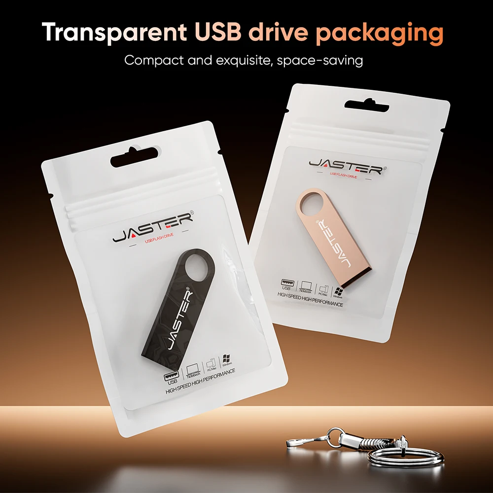 Mini Metal USB Flash Drive 128GB Free Custom Logo Pen Drive 64GB 32GB Personalized Customization Memory Stick Pendrive 16GB 8GB