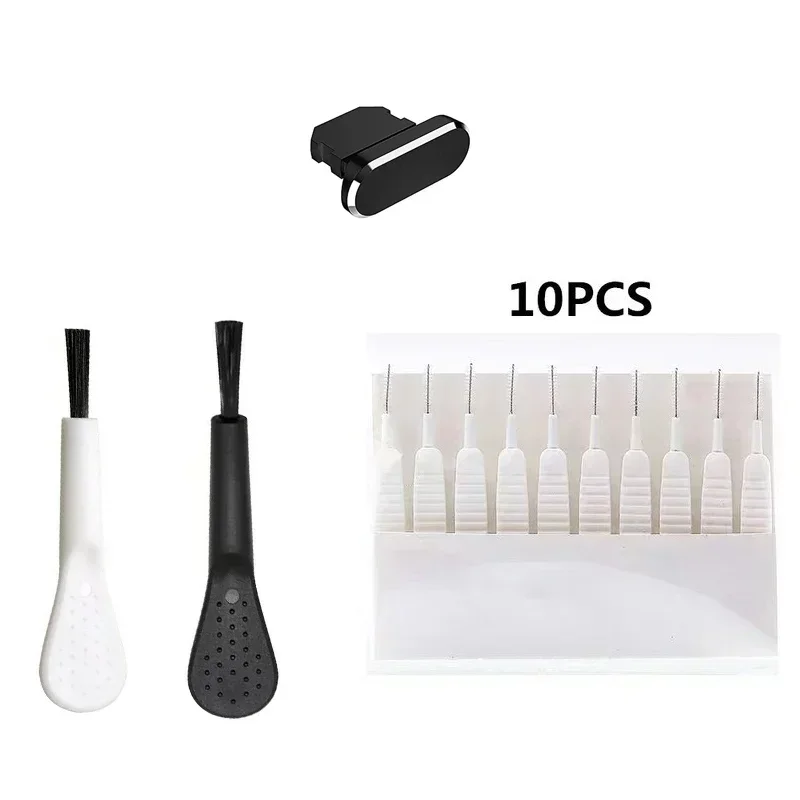 Mobile Phone Speaker Charging Port Cleaning Set Dust Plug for iPhone 16 15 14 Earphones Clean Kit Brush for Samsung Xiaomi