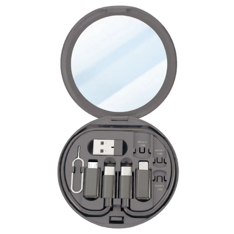 USB Data Cable with Fast Charging Function and Storage Box Multifunctional Digital and Electronic Small Accessories Storage Box USB Data Cable with Fast Charging Function and Storage Box Multifunctional Digital and Electronic Small Accessories Storage Box