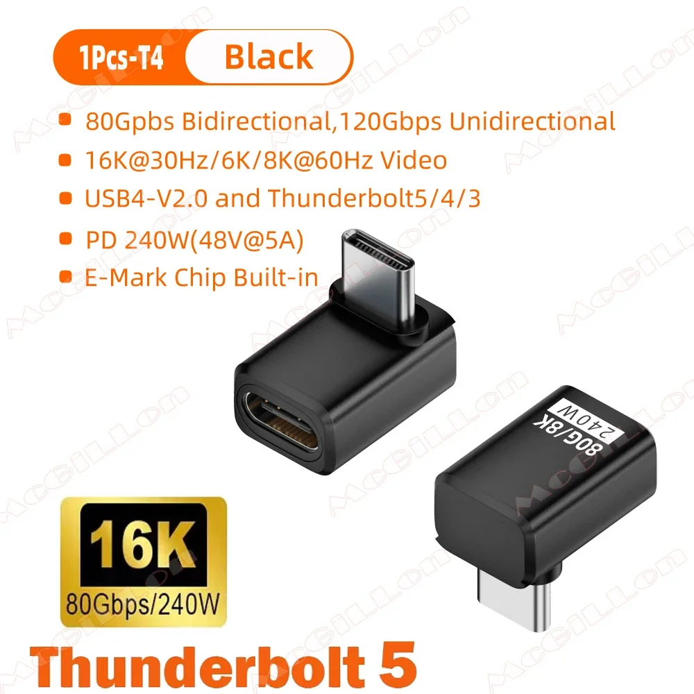 1Pcs-T4 Black
