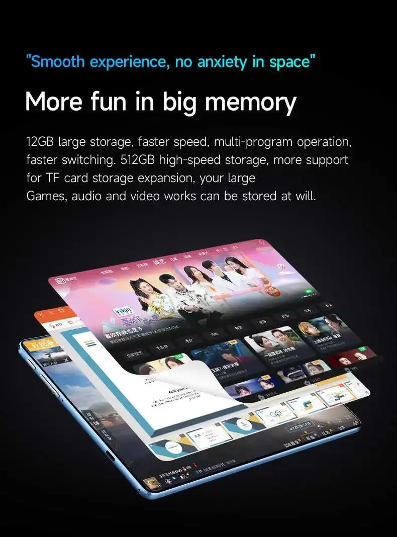 2026 Original Tablet iPad Air Pro 12 Inch 24GB RAM 2TB ROM tablet Android 16 Core Pad Tablet PC Phone Dual Wifi tablette android