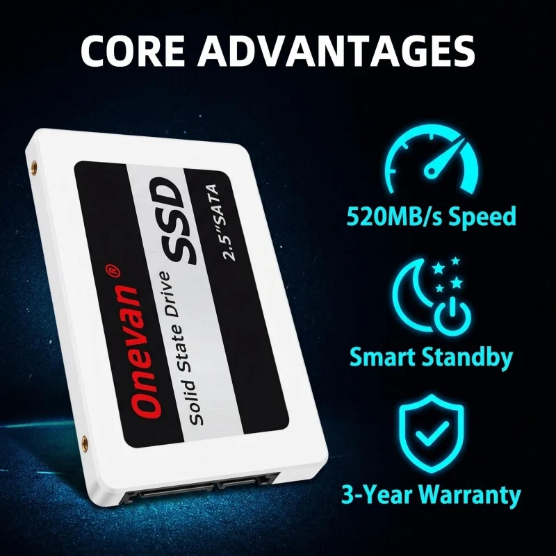 Internal Hard Drive SSD 2.5 Inch SATA Disk for Laptop - SSD 512GB 240GB 1TB 480GB 120GB 256GB - HDD 2.5 Hard Disk for Computer