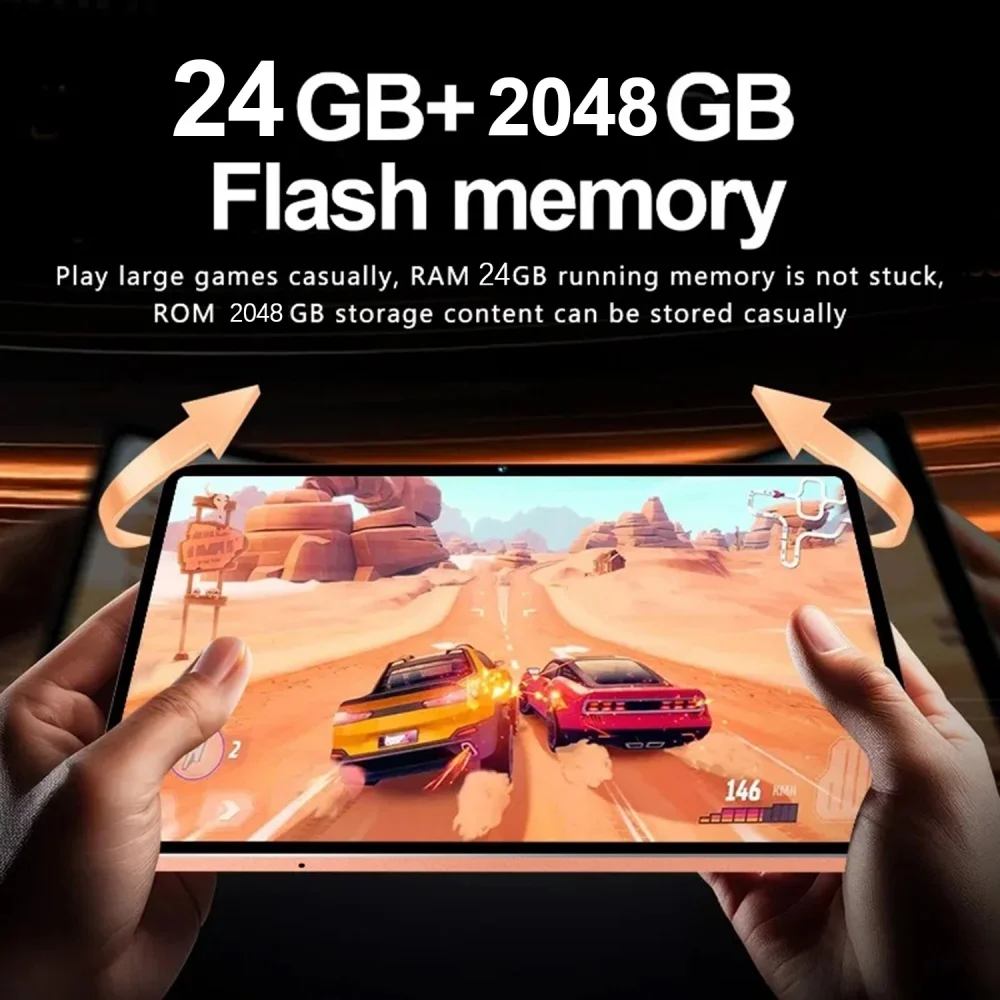 12-Inch Global Version Pad 17 Pro Max Tablet PC 24GB 2TB 20000mAh Android16 Snapdrago 8gen3 5G Dual SIM Call WIFI tablet androi