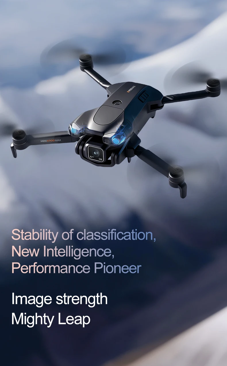New K900 MAX GPS Drone Professional Dual Camera 8K Screen Remote Control UAV Brushless Obstacle Quadcopter Airplane Kid Gift Toy
