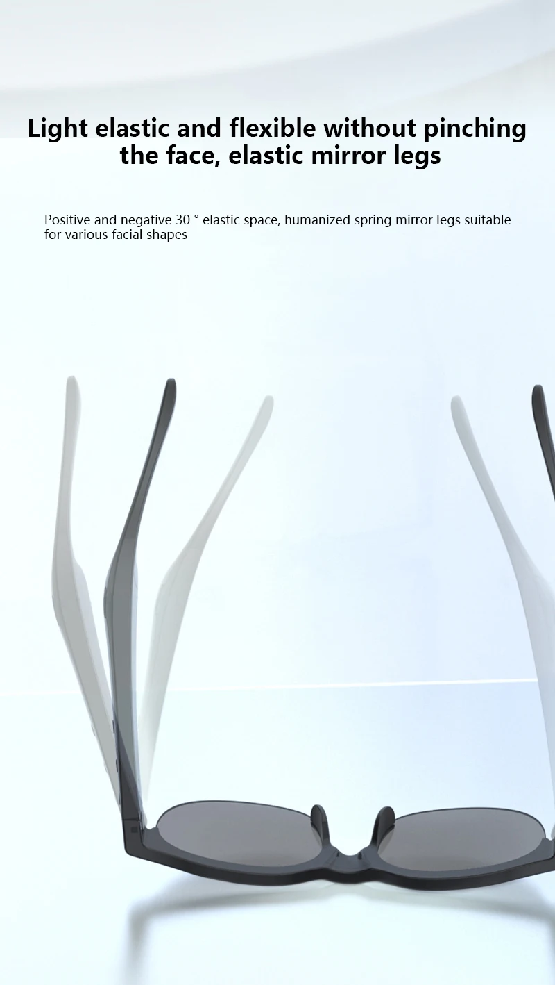 2026 New Smart Glasses AI Translation Bluetooth Conversation Recording Listening To Music Smart Sunglasses for Men Women