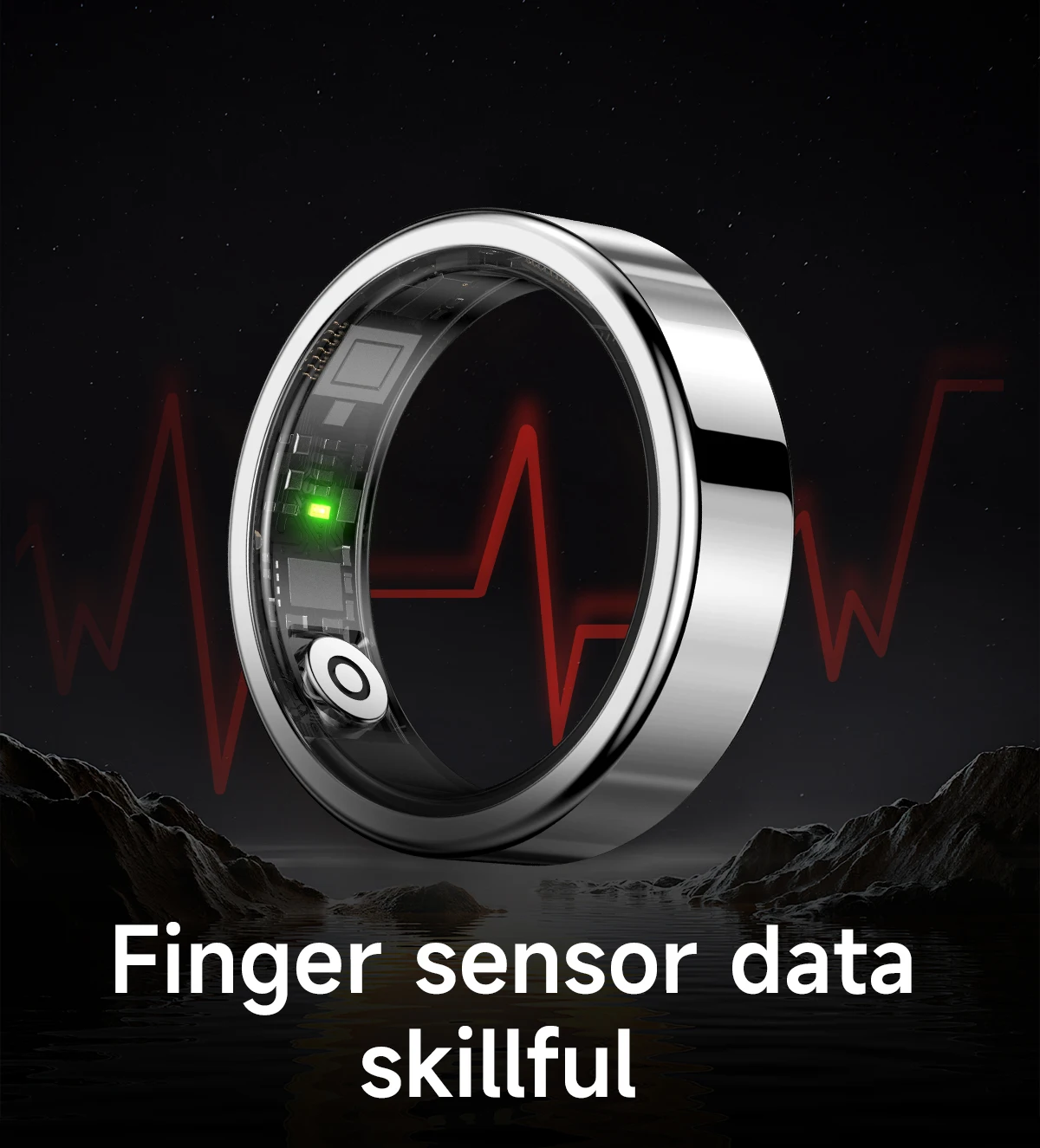 2026 New Smart Ring Heart Rate Blood Pressure Sleep Monitoring Motion Tracking IP68 Waterproof Men Women Smart Ring Holiday Gift 2026 New Smart Ring Heart Rate Blood Pressure Sleep Monitoring Motion Tracking IP68 Waterproof Men Women Smart Ring Holiday Gift