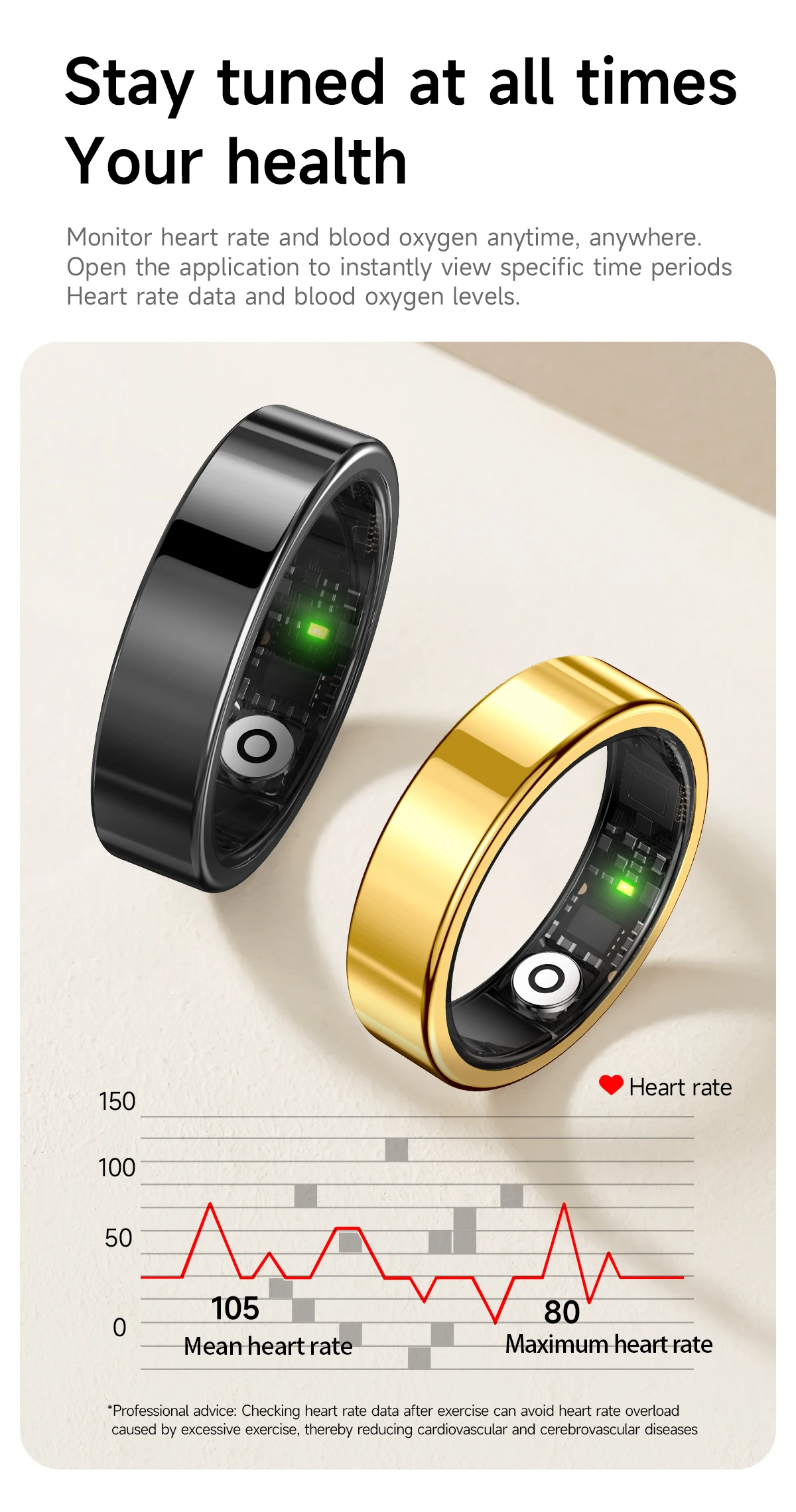 2026 New Smart Ring Heart Rate Blood Pressure Sleep Monitoring Motion Tracking IP68 Waterproof Men Women Smart Ring Holiday Gift 2026 New Smart Ring Heart Rate Blood Pressure Sleep Monitoring Motion Tracking IP68 Waterproof Men Women Smart Ring Holiday Gift