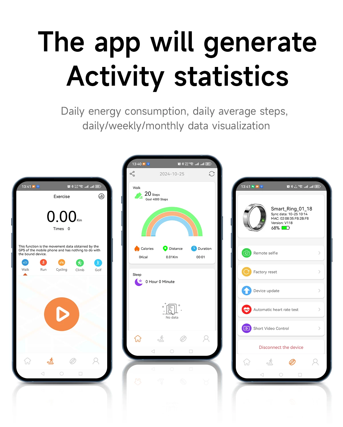 2026 New Smart Ring Heart Rate Blood Pressure Sleep Monitoring Motion Tracking IP68 Waterproof Men Women Smart Ring Holiday Gift 2026 New Smart Ring Heart Rate Blood Pressure Sleep Monitoring Motion Tracking IP68 Waterproof Men Women Smart Ring Holiday Gift