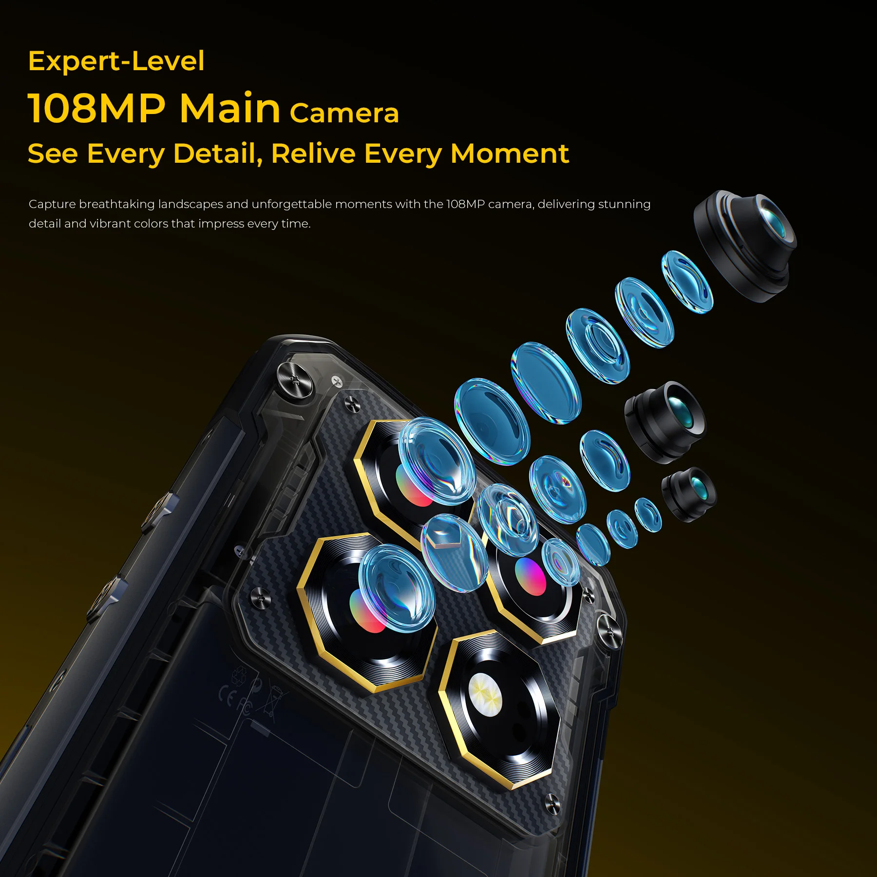 OUKITEL WP60 5G NFC Rugged Phone 48GB(16+32) +512GB, - Image 6