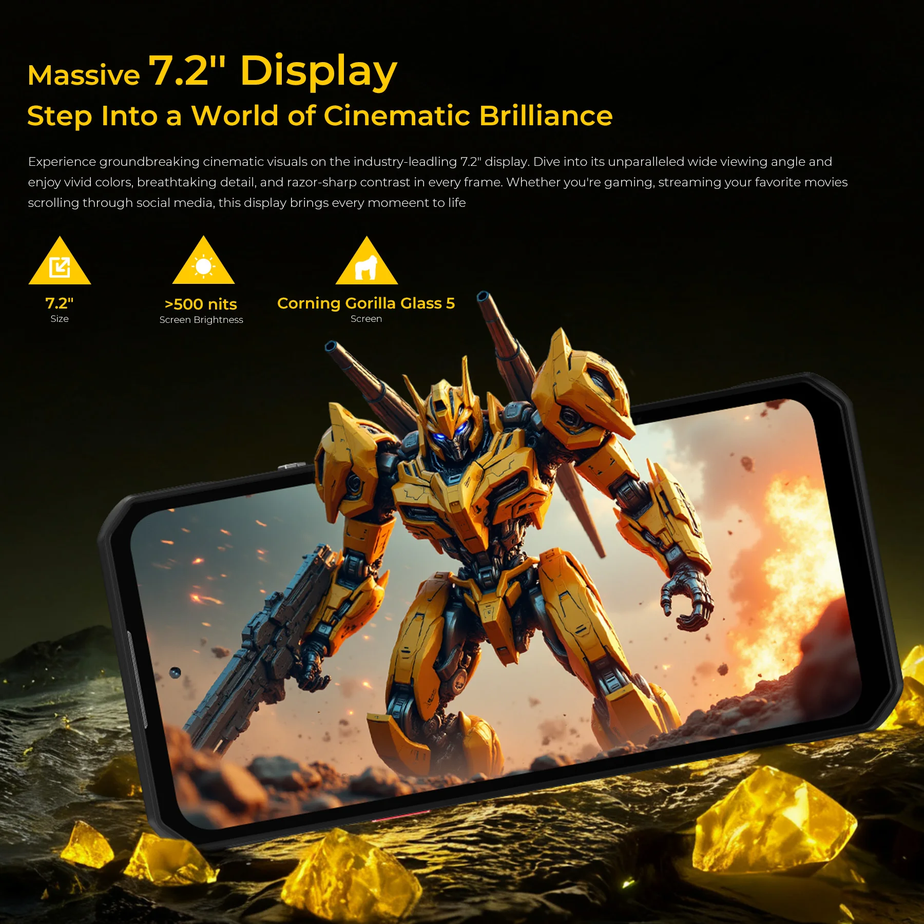 OUKITEL WP60 5G NFC Rugged Phone 48GB(16+32) +512GB, - Image 3