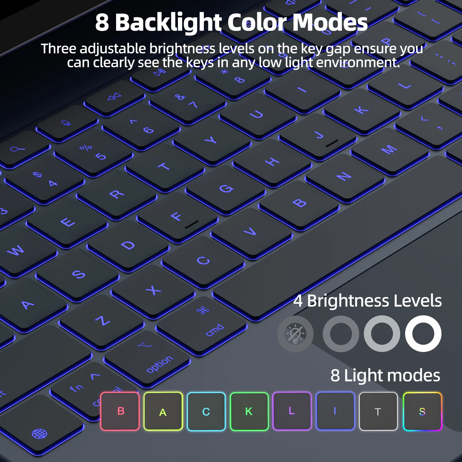 GOOJODOQ Ultra Thin Magic Keyboard for iPad Pro 11 Air 11 M3/M2 Pro 12.9 Pro 13 Pad A16 Glass Trackpad Aluminum Alloy Keyboard GOOJODOQ Ultra Thin Magic Keyboard for iPad Pro 11 Air 11 M3/M2 Pro 12.9 Pro 13 Pad A16 Glass Trackpad Aluminum Alloy Keyboard