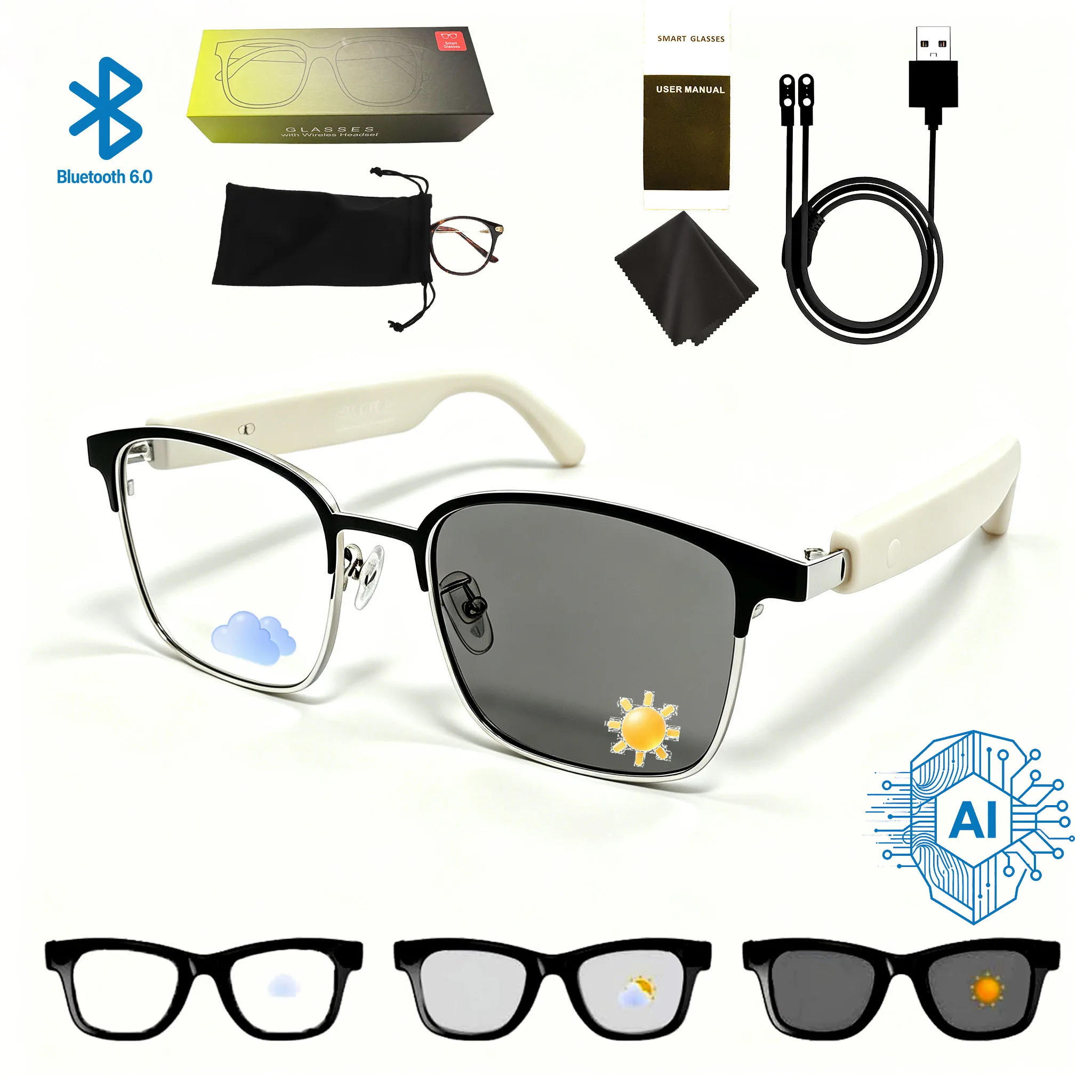 AI Glasses GS06Yin W