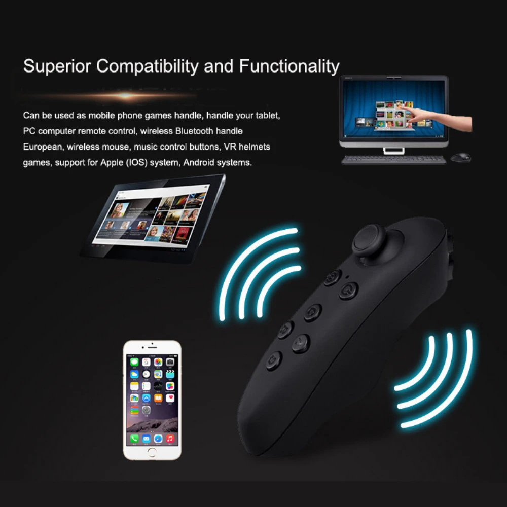 VR Glasses 3D Virtual Reality Headset Devices Helmet Lenses Goggles Smart For Smartphones Phone Cell Mobile Game Viar Viewer Set