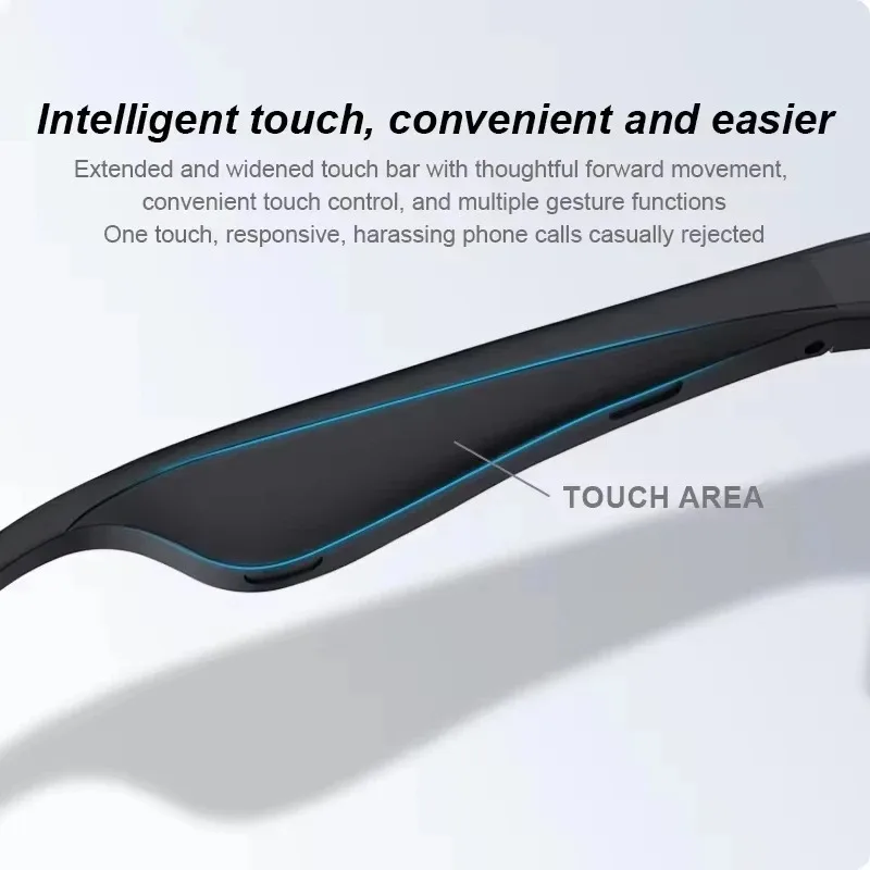 8K HD AI Smart Glasses Translation Hands-Free Calling AI Chat Logging Music Playback Smart Sunglasses for Men Women NEW