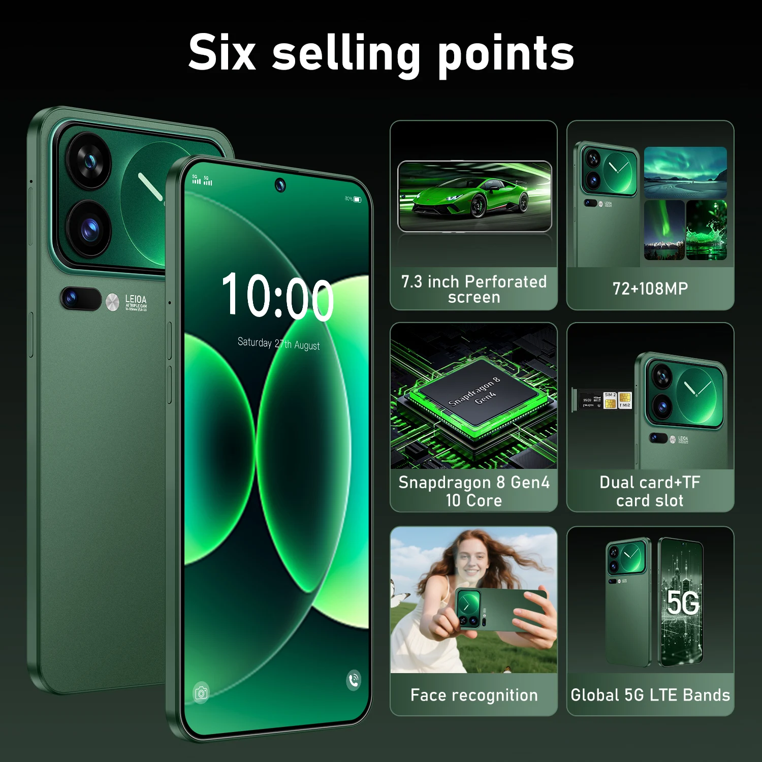High Quality 2026 New M17 Pro Max original intelligent 5G dual card dual standby system global version 7800mAh battery Arrival