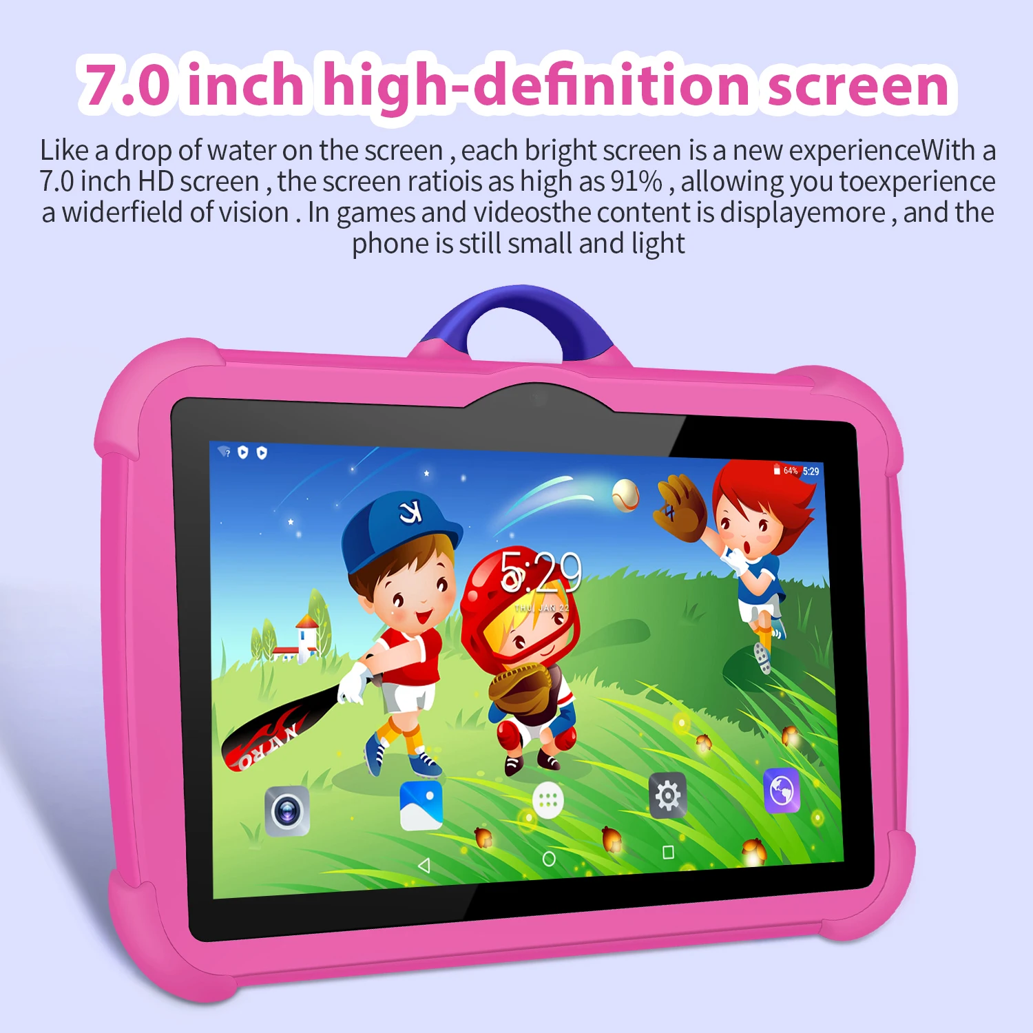 New Cartoon Pattern Kids Tablet 7 Inch Quad Core 4GB RAM 64GB ROM Android Learning Education Games Tablets Children's Gifts New Cartoon Pattern Kids Tablet 7 Inch Quad Core 4GB RAM 64GB ROM Android Learning Education Games Tablets Children's Gifts