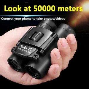 HD Night Vision Binoculars with Mobile Phone Adapter for Outdoor Expedition