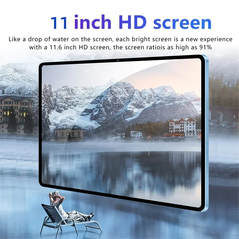 Brand New Pad 16 PRO Tablet 11 inch Android 14 Snapdragon 8gen2 Global 22GB+22TB 20000mah 5G Dual SIM WIFI HD Full Screen Tabelt