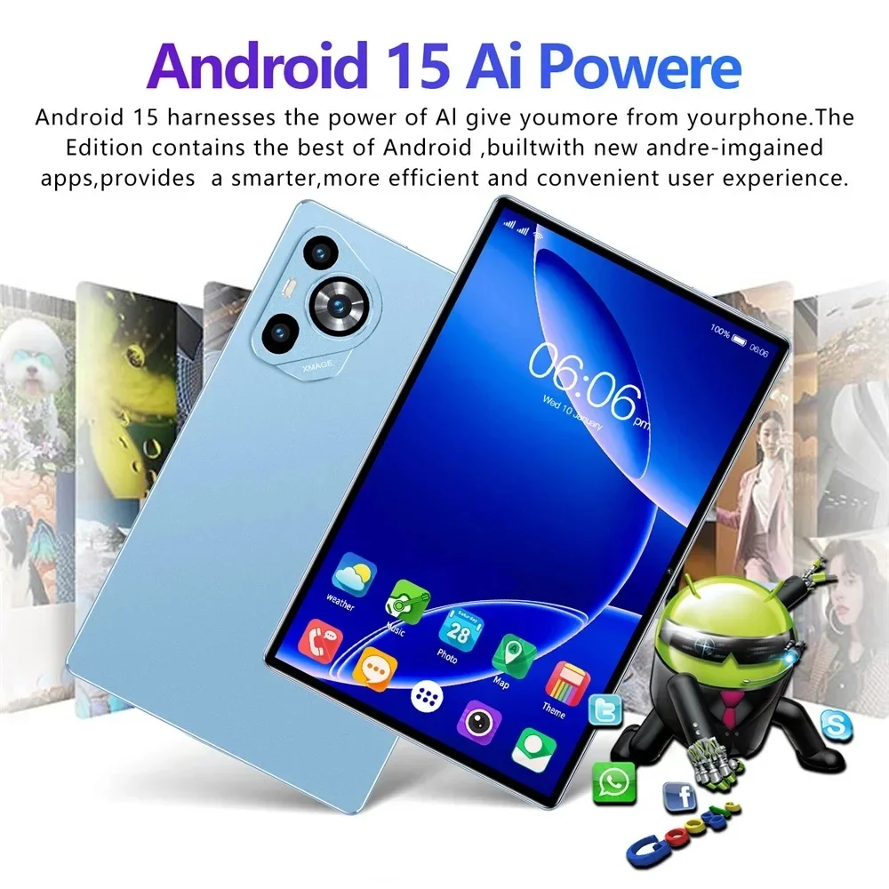 Brand New Pad 16 PRO Tablet 11 inch Android 14 Snapdragon 8gen2 Global 22GB+22TB 20000mah 5G Dual SIM WIFI HD Full Screen Tabelt