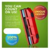DOUBLE-SIDED MAGNETIC WINDOW CLEANER BRUSH