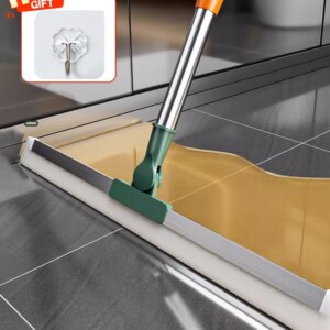 Silicone Scraper Broom Magic Wiper Floor Toilet Bathroom Squeegee Scrubber