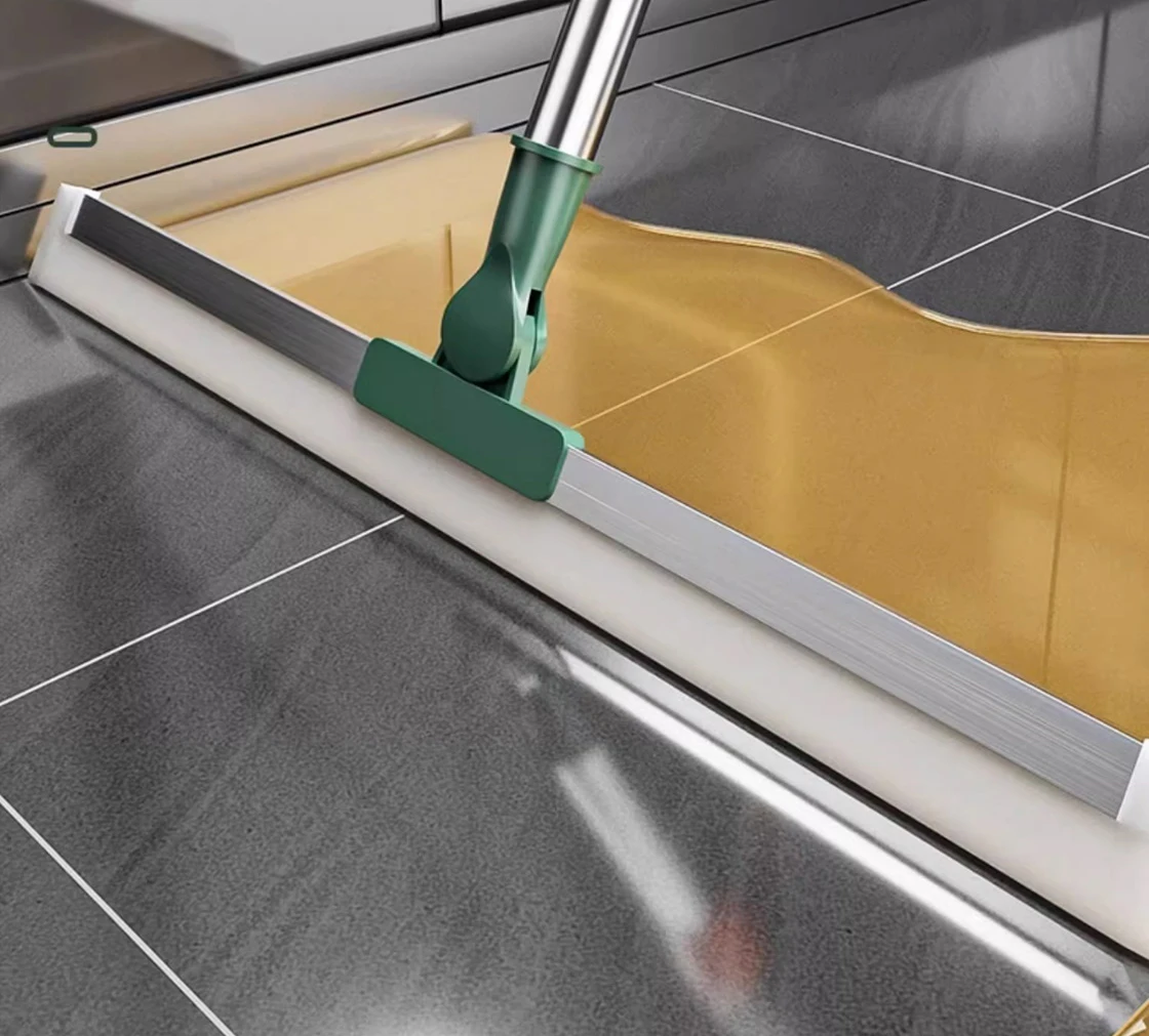 Silicone Scraper Broom Magic Wiper Floor Toilet Bathroom Squeegee Scrubber High Place Glass Wiper Household Cleaning Tools