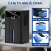 Mini Dehumidifier 2.2L Water Tank for Living, Bedroom Indoor Home Use