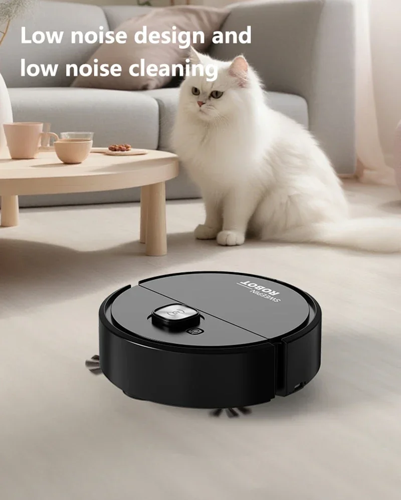 Lenovo 3-in-1 Low Noise Mini Sweeping Robot Intelligent Sweeping Integrated Fully Automatic Cleaning Sweeping Machine Appliance
